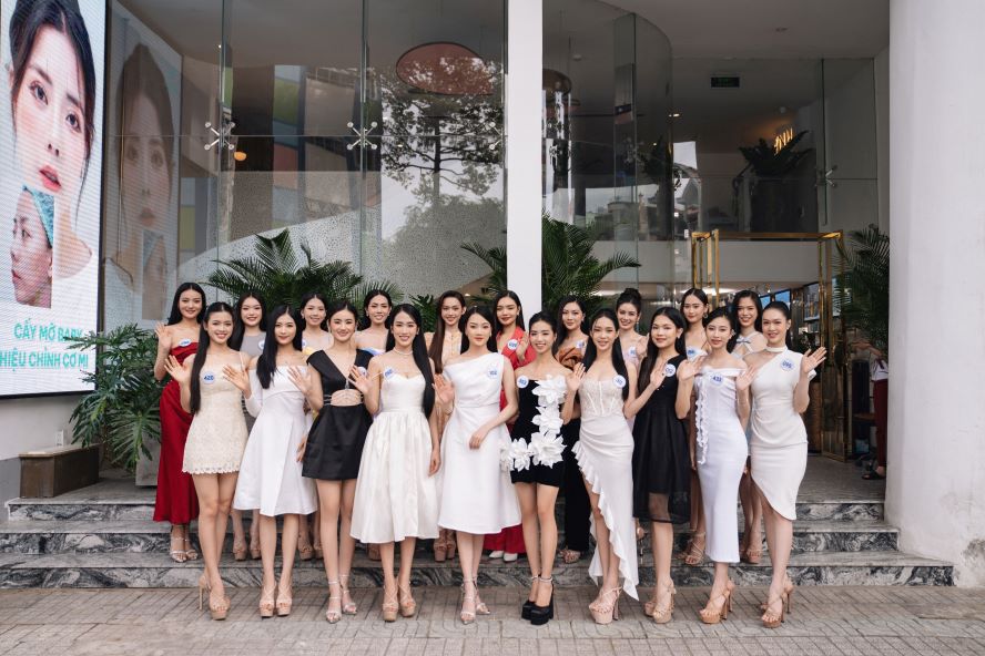 Thí sinh Miss World Vietnam 2023 đến Shynh Premium